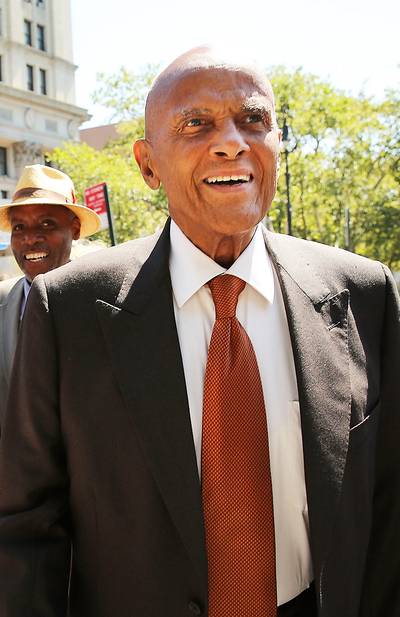 Harry Belafonte reaching out to Jay Z to squash their public beef:&nbsp; - &quot;We could sit and have a one on one... let’s understand each other rather than trying to answer these questions... &nbsp;in a public place.”  (Photo: Spencer Platt/Getty Images)
