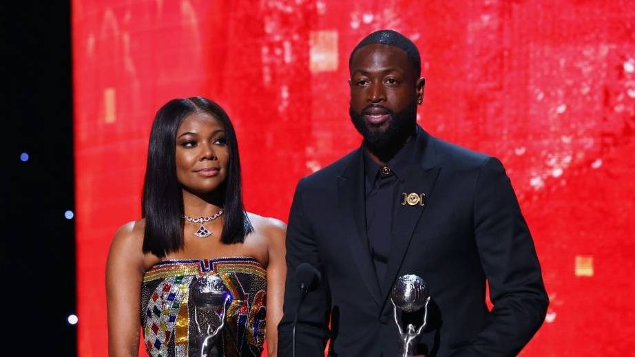 2023 NAACP Image Awards Dwyane Wade and Gabrielle Union A News BET