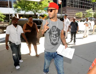 Swizz Beatz Arrives - Swizz came early to cohost the show.(Photo: Brad Barket/PictureGroup)