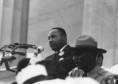 A Speech to be Remembered - On August 28, 1963, Dr. Martin Luther King Jr. delivers his &quot;I Have A Dream&quot; speech, one of the most important speeches in American history.(Photo: Landov)