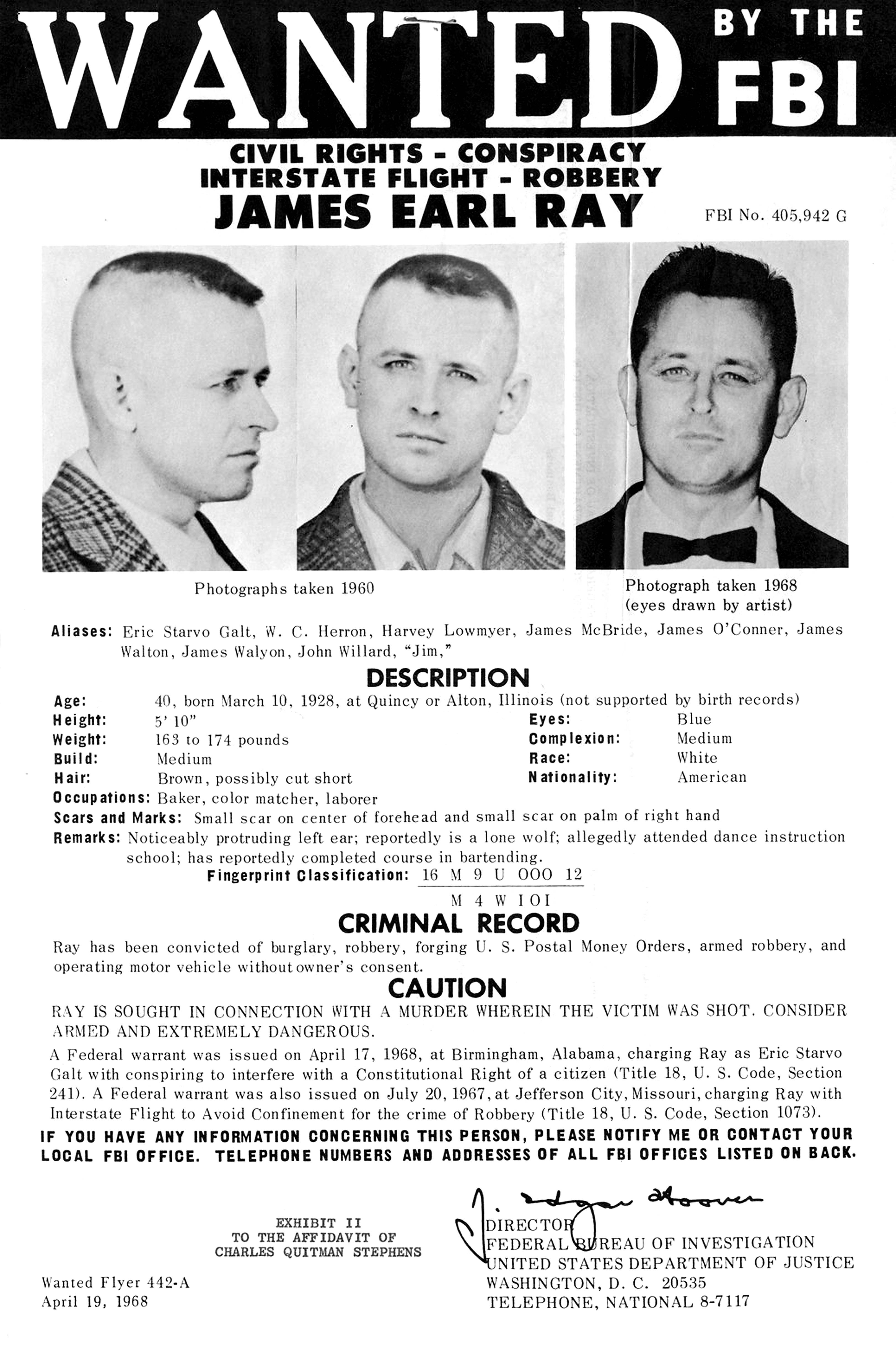 martin luther king jr assassination james earl ray