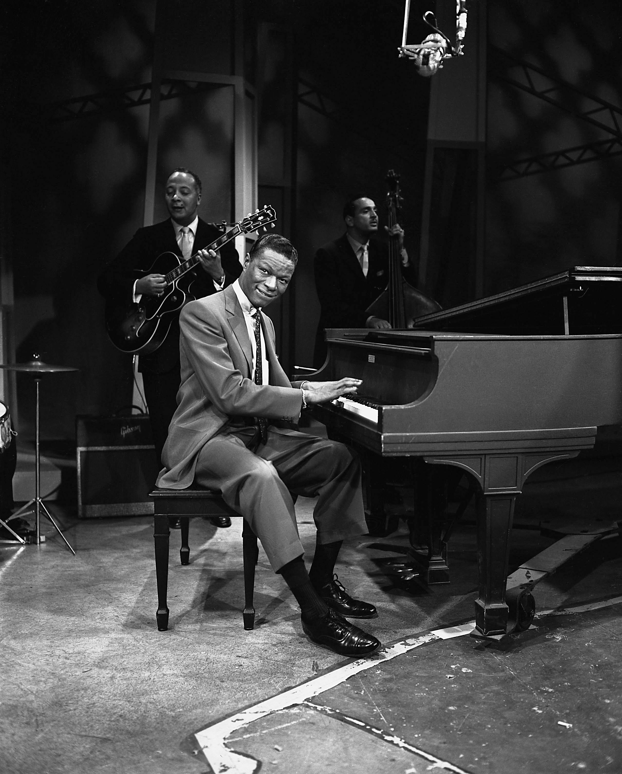 Nat King Cole: The Nat King Cole Show - In 1956, singer/musician Nat King Cole made history by becoming the first African-American celebrity to have his own TV show. Unfortunately, the variety show was canceled after one season. NBC couldn’t find advertisers or, as Nat so famously said, “Madison Avenue is afraid of the dark.”(Photo: CBS/Landov)