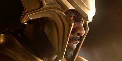 Thor - Earlier this year, Elba played Heimdall in the Marvel Studious film Thor.&nbsp; He signed a four picture deal with Marvel, despite complaints from the Council of Conservative Citizens that a Black man shouldn't play a Nordic god.&nbsp;(Photo: Courtesy of Marvel)