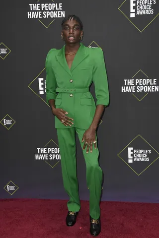 Rickey Thompson - Foursome&nbsp;actor&nbsp;Rickey Thompson&nbsp;looked like money as he rocked a bright-green Givenchy suit.&nbsp;&nbsp;(Photo: Frazer Harrison/Getty Images) (Photo: Frazer Harrison/Getty Images)