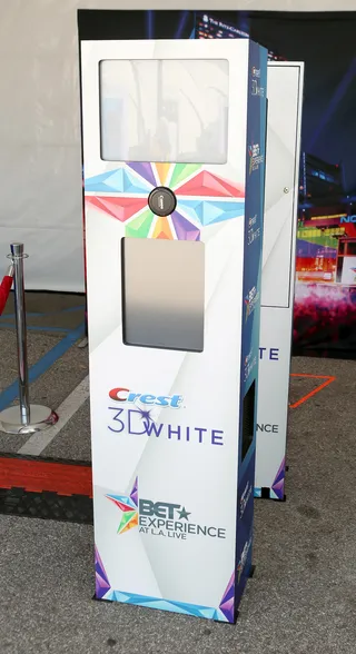 Say Cheese! - A BET Experience booth dedicated to the beauty you get from a super-white Crest smile.(Photo: Jesse Grant/BET/Getty Images)