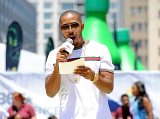 BET Experience Dance 4 Hope Featuring Marques Houston - Singer and dancer Marques Houston emceed Dance 4 Hope on the Sprite Court. Dance 4 Hope is a is a fun-filled community event to raise support for the programs and services provided for victims of domestic violence and educate youth about healthy relationships and dating violence(Photo: Angela Weiss/Getty Images for BET)