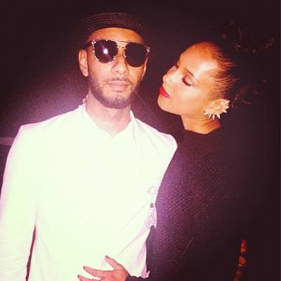 Swizz Beatz @therealswizzz - &quot;Words can't describe this.&quot; A sweet message from the mega-producer to his wifey and songstress,&nbsp;Alicia Keys. This couple is on fire!&nbsp;(Photo: Instagram/TheRealSwizz)