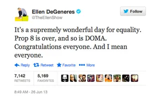 Ellen DeGeneres - (Photo: Twitter/TheEllenShow)