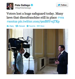 Rep. Pete Gallego - (Photo: Pete Gallego via Twitter)