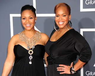 Golden State Sisters - Erica Atkins-Campbell and Tina Atkins-Campbell are originally from Inglewood, California.(Photo by Gregg DeGuire/PictureGroup)