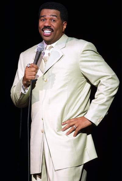 Before the Laughs - The youngest son of a coal miner, Steve Harvey was born in West Virginia and graduated from high school in Cleveland. Prior to becoming a famous comedian, he also tried his hand at boxing, worked as an insurance salesman, and was even a mailman.Photo by George De Sota/Getty Images