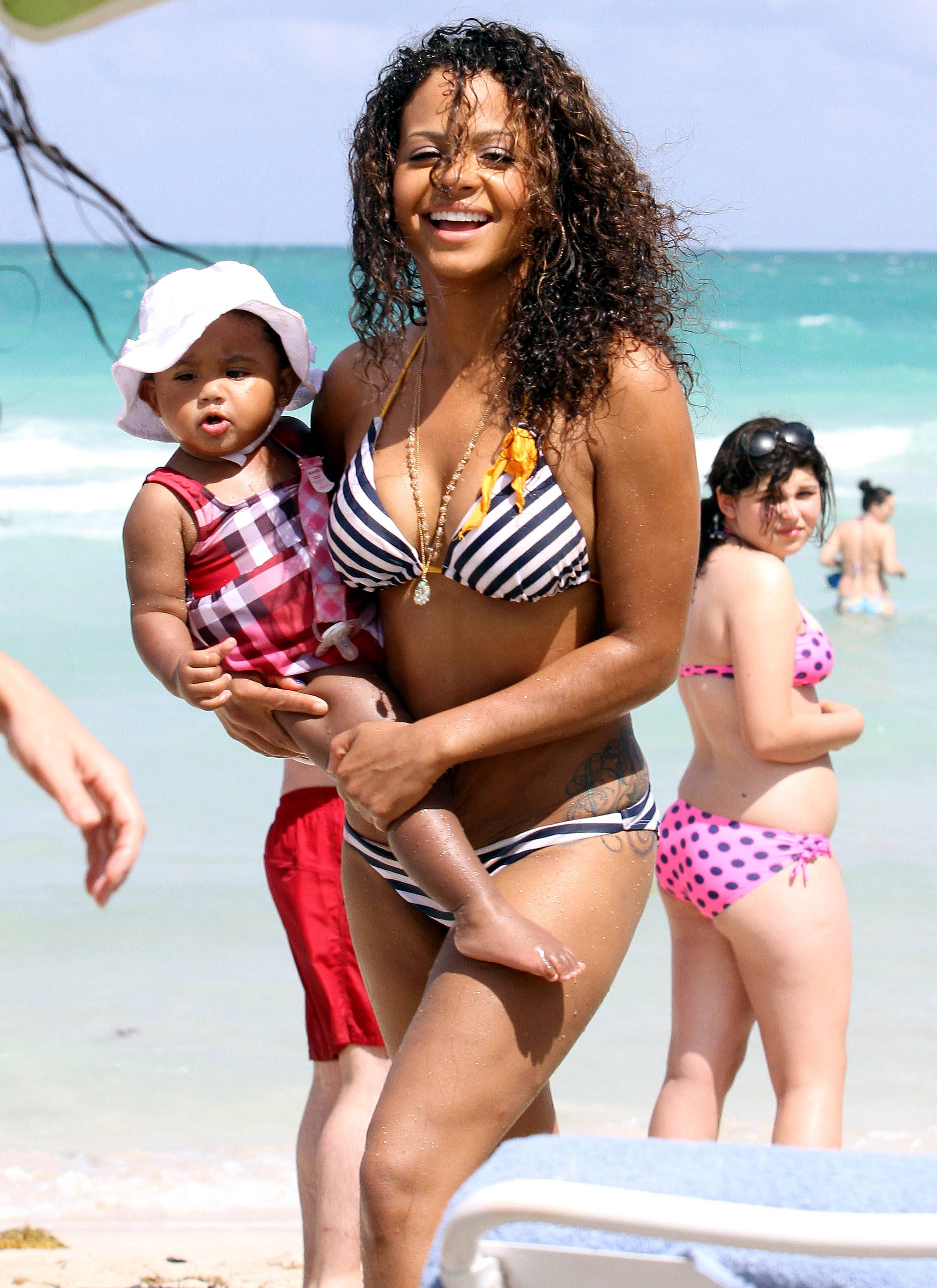 Christina Milian - Mama - Image 6 from Beach Babes: Celebrity Swim Style |  BET