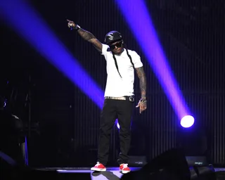 Lil Wayne - Watching Weezy rip the mic is like witnessing a phenomenon of nature. He flows like water from the rock struck by Moses. He's always saying "I am not a human being," and we're starting to believe him.