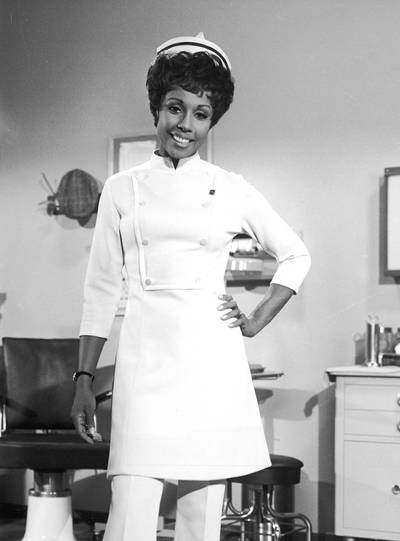 Julia - Carroll broke barriers again in 1968 when she was the first Black woman to land a lead in a network television show. At a time when Black women were typically depicted in media as maids and cooks, Carroll?s character was a nurse. Her work on Julia increased her popularity and earned her a Golden Globe Award for Best Actress in a Television Series in 1968.(Photo: NBC Television/Courtesy of Getty Images)