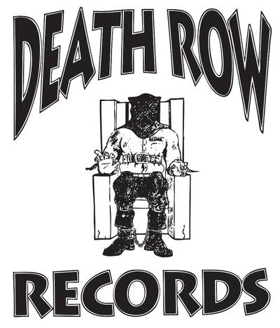 Death Row Records - If the label's name itself left anything to be desired, Death Row's logo put that to rest. The house that Suge Knight and Dr. Dre built used a logo that featured horror-style lettering surrounding a dude with a bag over his head strapped to an electric chair. Serious business.&nbsp;(Photo: Death Row Records)