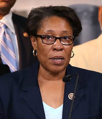 Rep. Marcia Fudge (D-Ohio) - The Ferguson Grand Jury's decision not to indict Officer Darren Wilson in the death of Michael Brown is a miscarriage of justice.&nbsp;It is a slap in the face to Americans nationwide who continue to hope and believe that justice will prevail. This decision seems to underscore an unwritten rule that Black lives hold no value; that you may kill Black men in this country without consequences or repercussions. This is a frightening narrative for every parent and guardian of Black and brown children, and another setback for race relations in America.&nbsp;My heart goes out to Michael Brown's loved ones and to the loved ones of all the Michael Browns we have buried in this country.    (Photo: Mark Wilson/Getty Images)