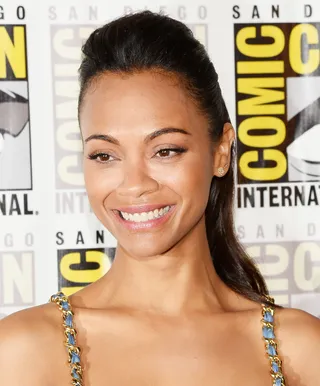 Zoe Saldana on the backlash she received from the Black community for being cast as Nina Simone:&nbsp; - “It did sting for a bit that a community that you feel most identified with would have such a negative&nbsp;backlash… [it] was very disappointing.”(Photo: Ethan Miller/Getty Images)