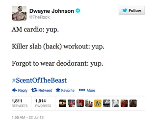Dwayne Johnson  - (Photo: Twitter via Dwayne Johnson)