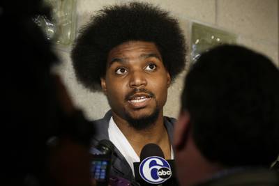Going All the Way to the Top - Newly minted Cleveland Cavaliers center Andrew Bynum is feeling optimistic with where the team is headed this season: &quot;I want to get this team back into the playoffs and make some noise,&quot; he said at a press conference on Friday. The former Philadelphia 76ers star sat out all of last season due to knee issues, leaving some to wonder if he could bounce back. &quot;I want to play a full season, and there is no doubt in my mind I can do that,&quot; Bynum said. (Photo: AP Photo/Matt Rourke, File)