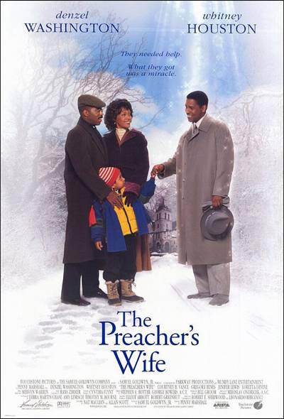 The Preacher’s Wife (1996) - When the marriage between Reverend Henry Biggs (Courtney B. Vance) and his choir singing wife, Julia (Whitney Houston), begins to lag because of community work, an angel named Dudley (Denzel Washington) steps in to save the day.(Photo: Touchstone pictures)