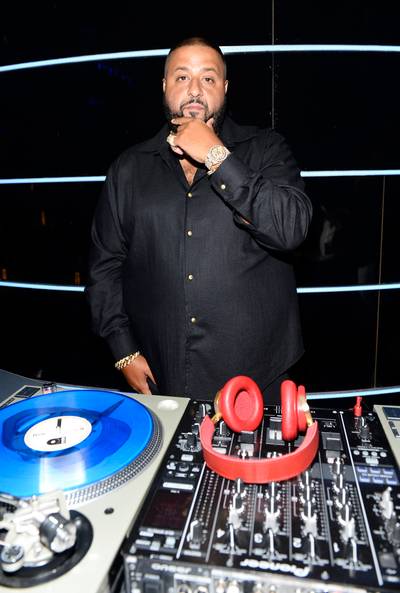 We the Best  - DJ Khaled did his thing on the 1s and 2s, playing some new and old hits from music collection. (Photo: Bryan Steffy/BET/Getty Images for BET)