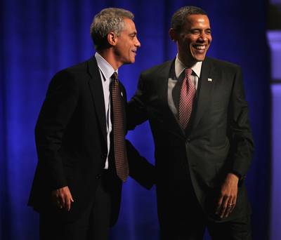 Rahm Emanuel - Before being elected mayor of Chicago, Rahm Emanuel served as the president's chief of staff from Jan 2009 until October 2010. Working side by side with Obama on a daily basis, he served as the highest ranking White House officer. Emanuel even dispelled rumblings of tension with First Lady Michelle Obama, telling the Chicago Sun-Times that he &quot;has a great relationship with the president and first lady&quot; and &quot;is very proud to call them friends.&quot; (Photo: Scott Olson/Getty Images)