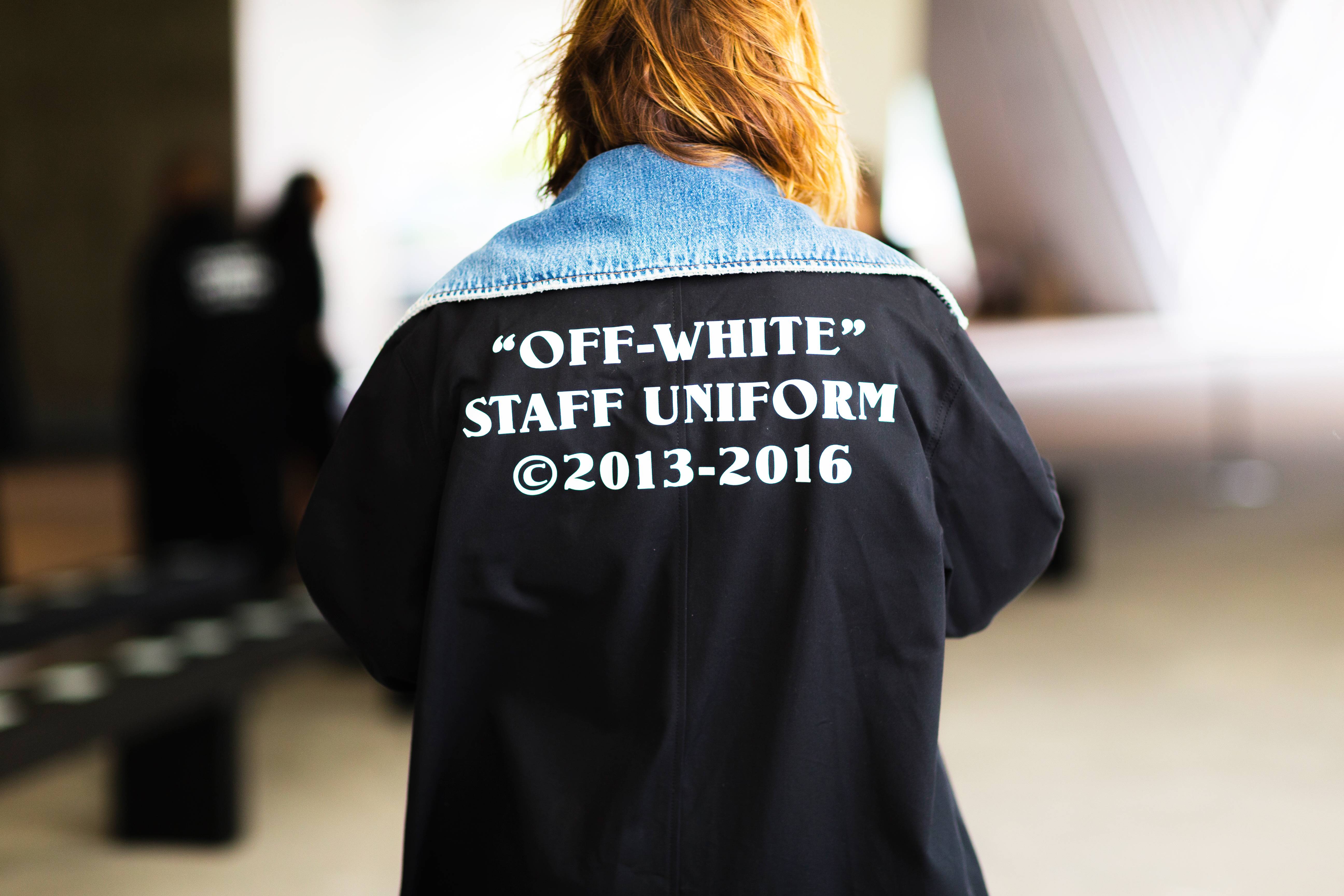 Off white 2025 staff shirt