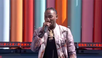 Flipp Dinero performs before the 2019 BET Awards.