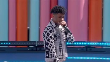 Blueface performs "Thotiana" before the 2019 BET Awards.