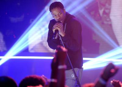 Travi$ Is Strobing - Travi$ Scott takes the stage on 106.&nbsp;(Photo:&nbsp; John Ricard/BET/Getty Images for BET)