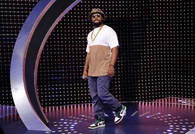 Schoolboy Q - Schoolboy Q enters the 106 &amp; Park stage ready for his close-up.&nbsp;(Photo: John Ricard/BET/Getty Images for BET)