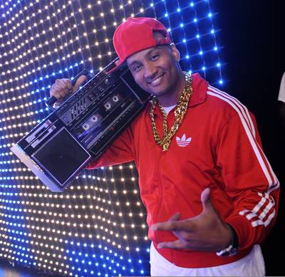 DJ Lyve - DJ Lyve poses on the 106 &amp; Park stage. (Photo: John Ricard/BET/Getty Images for BET)