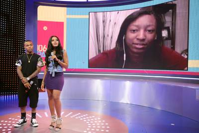 WondaGurl - Bow Wow and Angela Simmons talk to producer WondaGurl (Ebony Oshunrinde) via video chat on 106. (Photo: John Ricard/BET/Getty Images for BET)