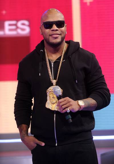 All Smiles - Flo Rida visits BET's 106 &amp; Park. (Photo: John Ricard/BET/Getty Images for BET)