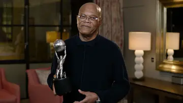 Legendary actor Samuel L. Jackson makes a plea to protect voting rights as he receives the prestigious Chairman's Award for his lifelong commitment to public service.