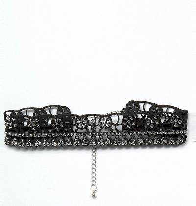 DesignB London Faux Suede Cut Out Choker ($30) - Nothing says “love, peace and soul” like a beaded choker.(Photo: ASOS)