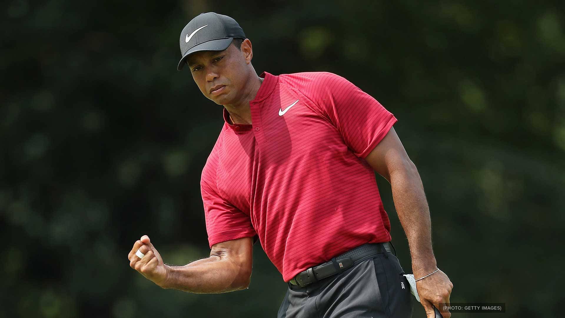 Tiger Woods on BET Breaks 2018.