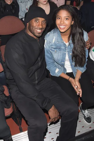 Kobe&nbsp;and Natalia Bryant - Look who's all grown up! Oscar winner Kobe Bryant attends the Demi Lovato and DJ Khaled concert in Los Angeles with his not-so-little girl, Natalia Bryant. (Photo: Splash News)