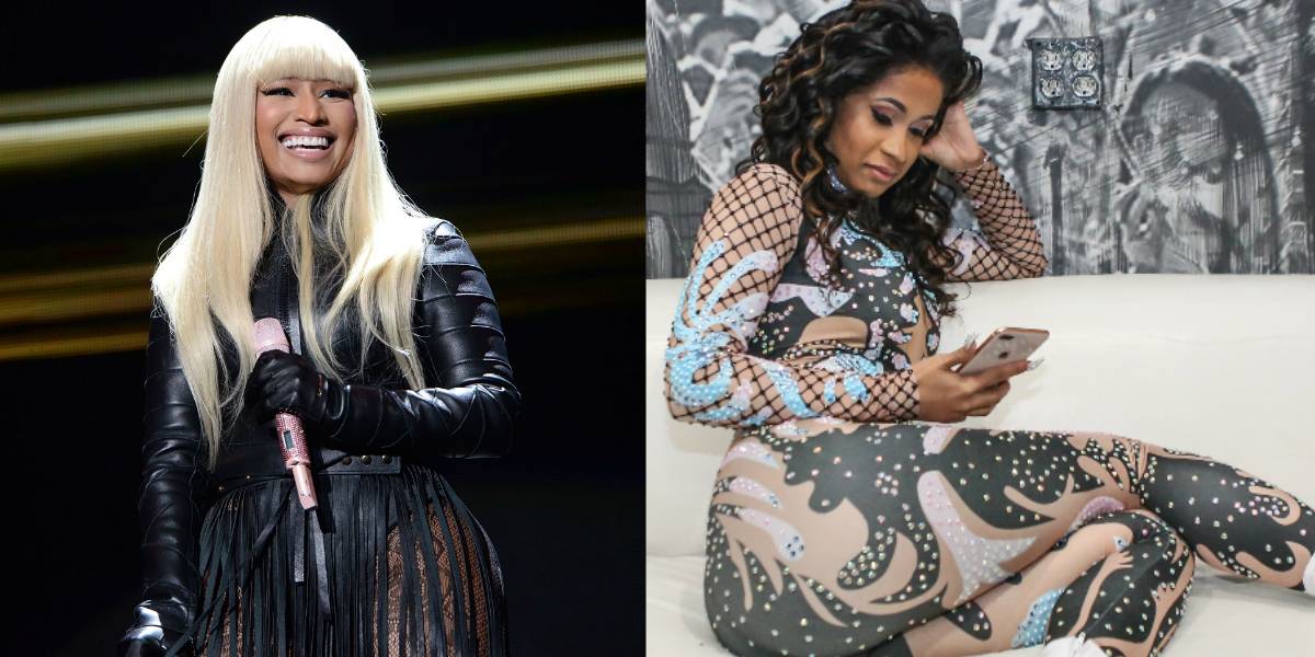 Shots Fired: Nicki Minaj launches 'Nicki Stopped My Bag' collection  inspired by Cardi B - TheGrio