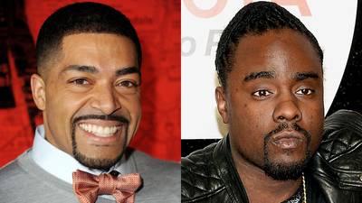 Wale&nbsp;vs. David Otunga - Wale used Twitter to put a virtual &quot;Brainbuster&quot; on Jennifer Hudson?s WWE star fianc?, Davis Otunga, in August 2013. Otunga tweeted that&nbsp;Rihanna overshadowed Wale on the &quot;Bad&quot; remix, and that didn't sit well with the poetic MMG affiliate. Wale shot back at Otunga with &quot;your wife overshadowing your career tho.&quot;(Photos from left: Kevin Winter/Getty Images, Jason Kempin/Getty Images for BET)