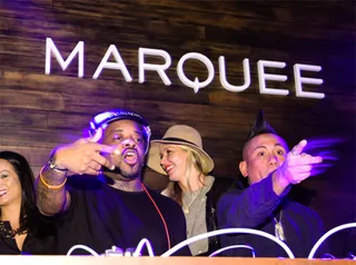 On the 1s and 2s - Jermaine Dupri was behind the DJ booth at the Marquee Takeover at Verso — Big Game Weekend presented by Hennessy V.S.(Photo: Noel Vasquez / Getty Images for Hennessy V.S)