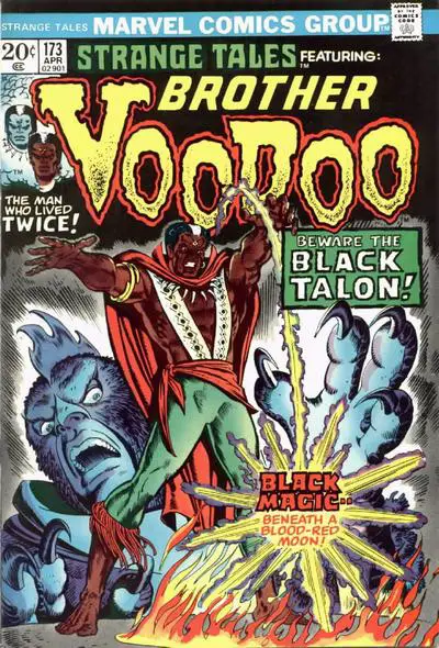 Brother Voodoo - This Haitian-born superhero started off as an ordinary mortal who left his native place for America to become a doctor. After hearing that his brother was dying because of a voodoo curse, he sought revenge by learning the occult art himself.&nbsp;(Photo: Marvel Comics)&nbsp;&nbsp;