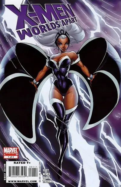 Storm - Ororo Monroe, aka Storm, is one of the most recognizable female superheroes in comic book history. With her silver hair, bodacious body and unparalleled power over the forces of nature, she's led the X-Men through many sticky situations. Halle Berry plays Storm in the X-Men movie franchise. In the most recent film, X-Men Apocalypse, Alexandra Shipp played a young Storm.(Photo: Marvel Comics)&nbsp;