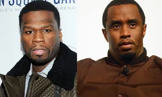 50 Cent on Diddy when he ran Bad Boy Records: - &nbsp;“Puffy might be the destination for anybody going nowhere. Nobody survived him.”&nbsp;  (Photos from left: Ben Gabbe/Getty Images, Michael Loccisano/Getty Images)