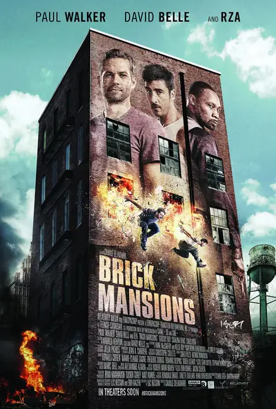 Brick Mansions: April 25 - RZA stars as Tremaine, a man who kills the father of an undercover cop (Paul Walker). In this dystopian, Detroit setting, brick mansions house the most infamous criminals and for the police who patrol this city, every day is a battle against corruption and a fight to live an honest life.  (Photo: Brick Mansions Productions)