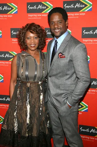 Celebrating Us - Alfre Woodard and Blair Underwood arrive at the 2014 South African Tourism's Ubuntu Awards held at Gotham Hall in New York City.&nbsp;(Photo: Derrick Salters/WENN.com)