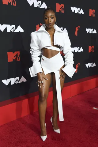 Normani - (Photo by Kevin Mazur/MTV VMAs 2021/Getty Images for MTV/ ViacomCBS)