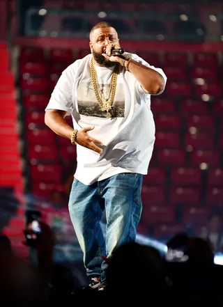 DJ Khaled - DJ Khaled spins on the 1s and 2s for the hip hop extravaganza. (Photo: Johnny Louis/WireImage)