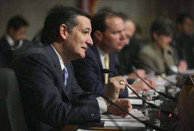 Another Bad Idea - Texas Sen. Ted Cruz, who is widely credited with encouraging House Republicans to temporarily shut down the government in 2013, tried to block a Judiciary Committee vote for attorney general nominee Loretta Lynch to force the White House to back down on immigration executive actions. His GOP colleagues, however, aren't buying it and plan to move forward with the vote.&nbsp;  (Photo: Alex Wong/Getty Images)