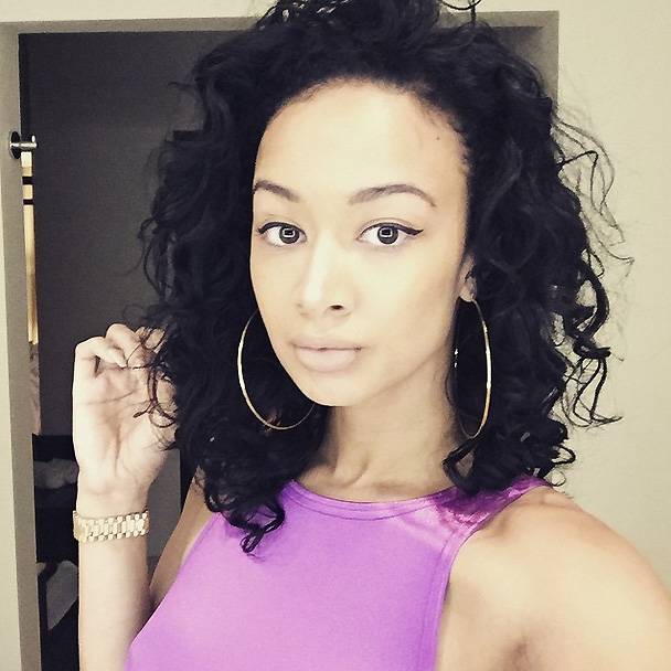 Curly Hair Don t Care Image 6 from Draya Michele Takes Jamaica